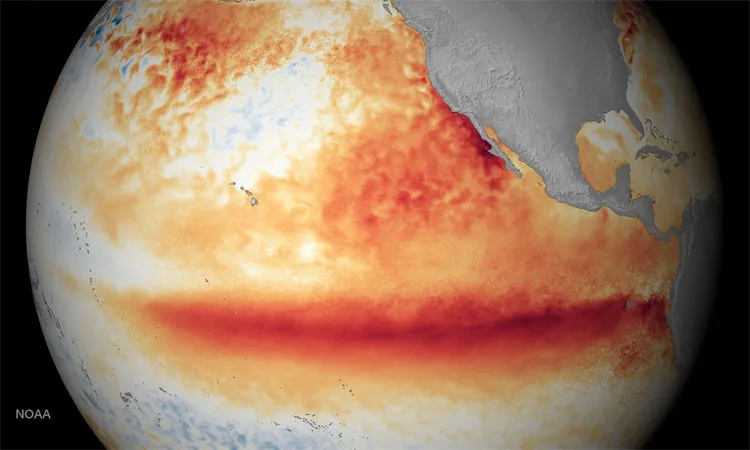 Hiện tượng El Niño vào năm 2015 trên cả Thái Bình Dương