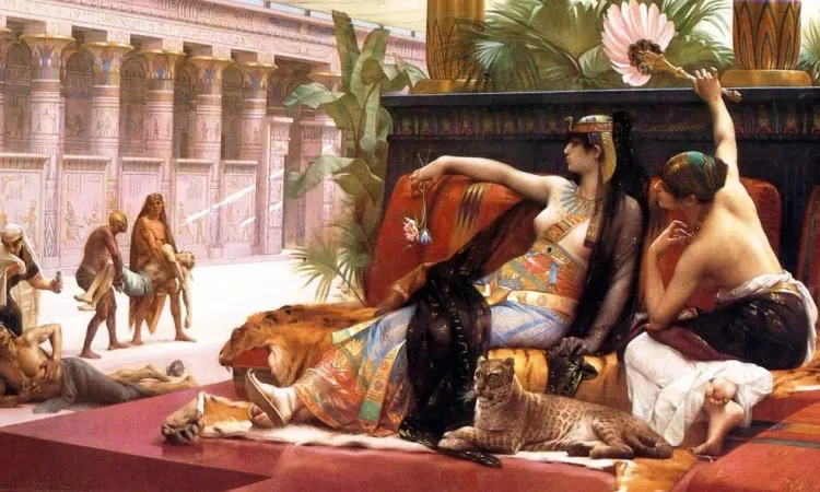 Nữ hoàng Cleopatra có một vẻ đẹp làm đắm say biết bao vương tử và vua chúa.