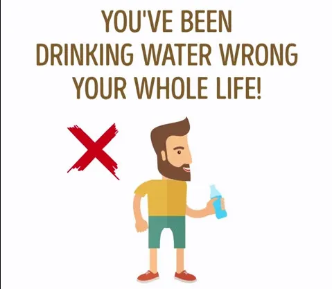 Đứng để uống nước sẽ cản trở cơ thể hấp dẫn cách chất dinh dưỡng.