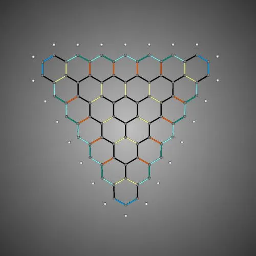 Triangulene được tạo thành từ sáu phân tử carbon lục giác