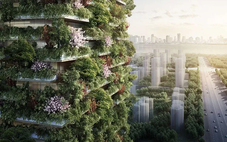 Thiết kế khu rừng thẳng đứng của công ty Stefano Boeri Architetti.