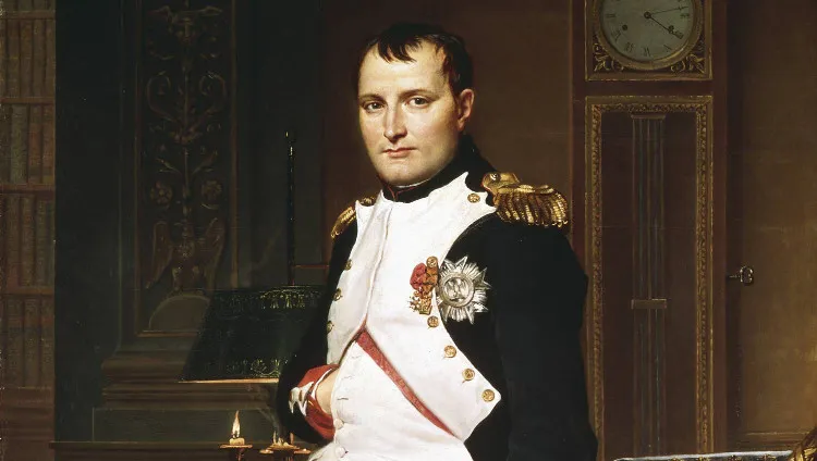 Chân dung hoàng đế Pháp Napoleon Bonaparte.