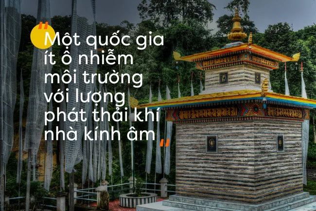 Một trong những điều tuyệt với tại Bhutan là môi trường sống tại quốc gia này không bị quá ô nhiễm.