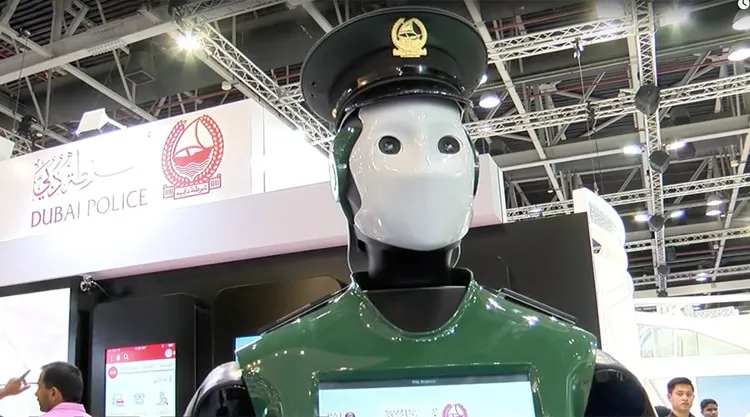 Mẫu robot cảnh sát thử nghiệm.