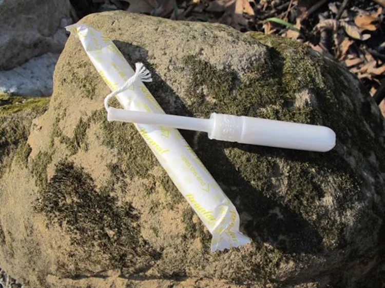 Tampon sẽ giúp bạn lọc nước sạch trong trường hợp khẩn thiết.