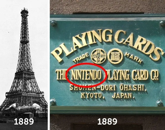 Nintendo và tháp Eiffel - thứ nào có trước?
