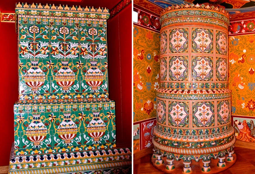 Những bộ lò sưởi trang trí mang đậm chất Nga