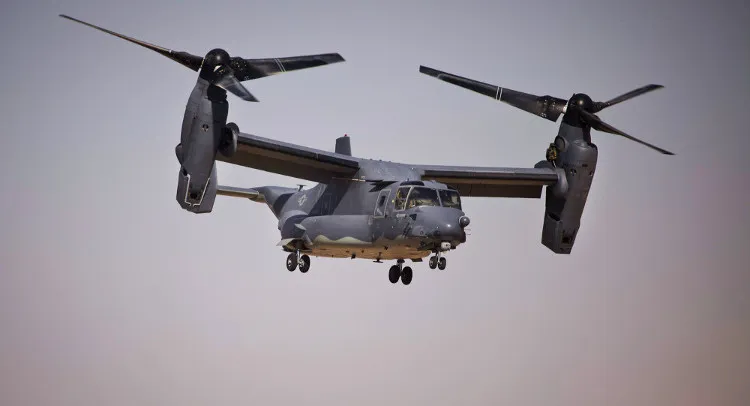 Một chiếc V-22 Osprey.