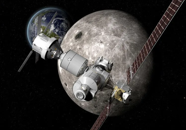 Trạm Deep Space Gateway sẽ quay quanh Trái Đất và Mặt Trăng.