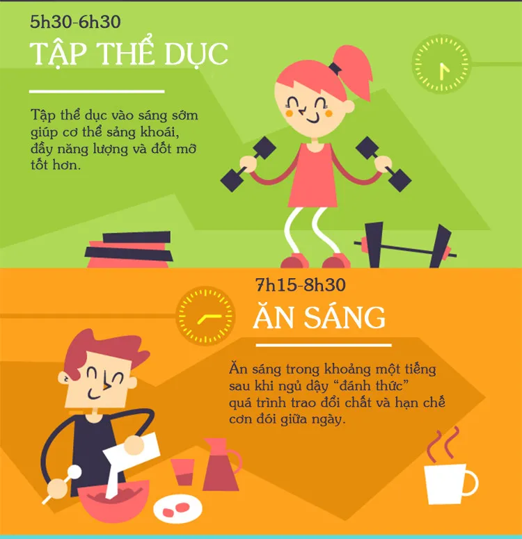 5h30-6h30 sáng là thời điểm tốt để tập thể dục.