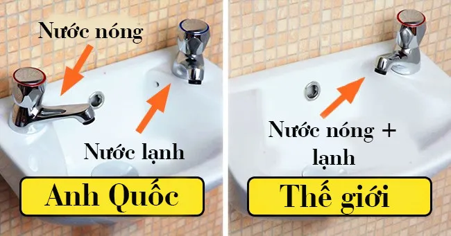 Anh Quốc cũng là nơi duy nhất trên thế giới có những chiếc bồn rửa kỳ lạ này
