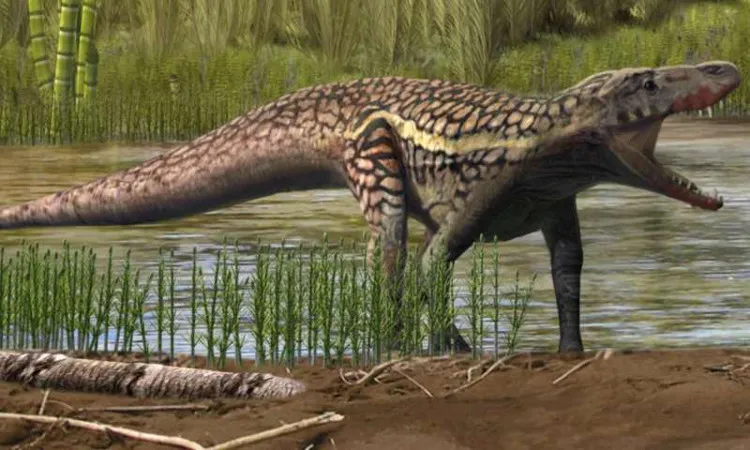 Loài bò sát mới Prorotodactylus mesaxonichnus.