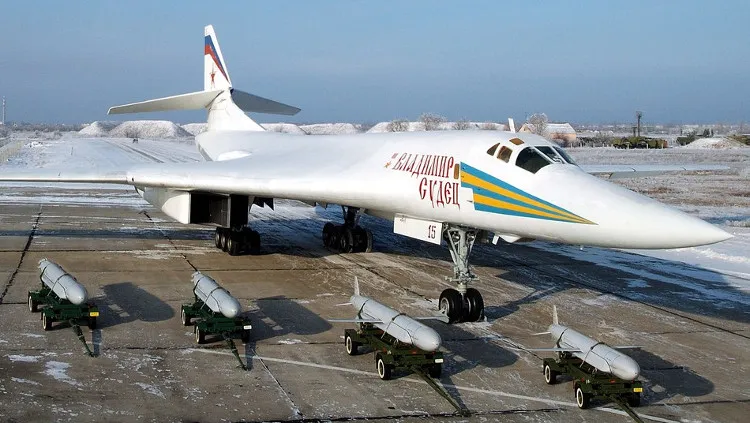 Tên lửa Kh-55 được thiết kế để phóng từ máy bay ném bom chiến lược của Không quân Nga.