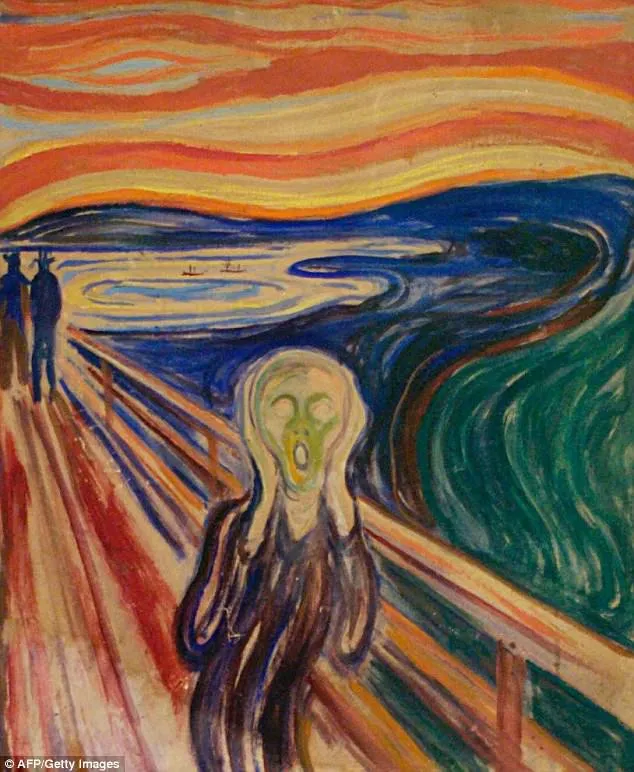 Bức tranh "The Scream" (tạm dịch: "Tiếng hét") của danh hoạ Edvard Munch