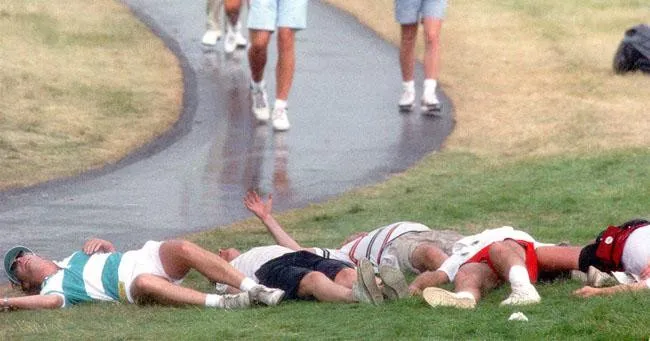 Nạn nhân bị sét đánh ngày 13/6/1991 tại CLB sân golf Quốc gia Hazeltine, Chaska (Mỹ).